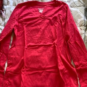 Champion v neck long sleeve workout gear